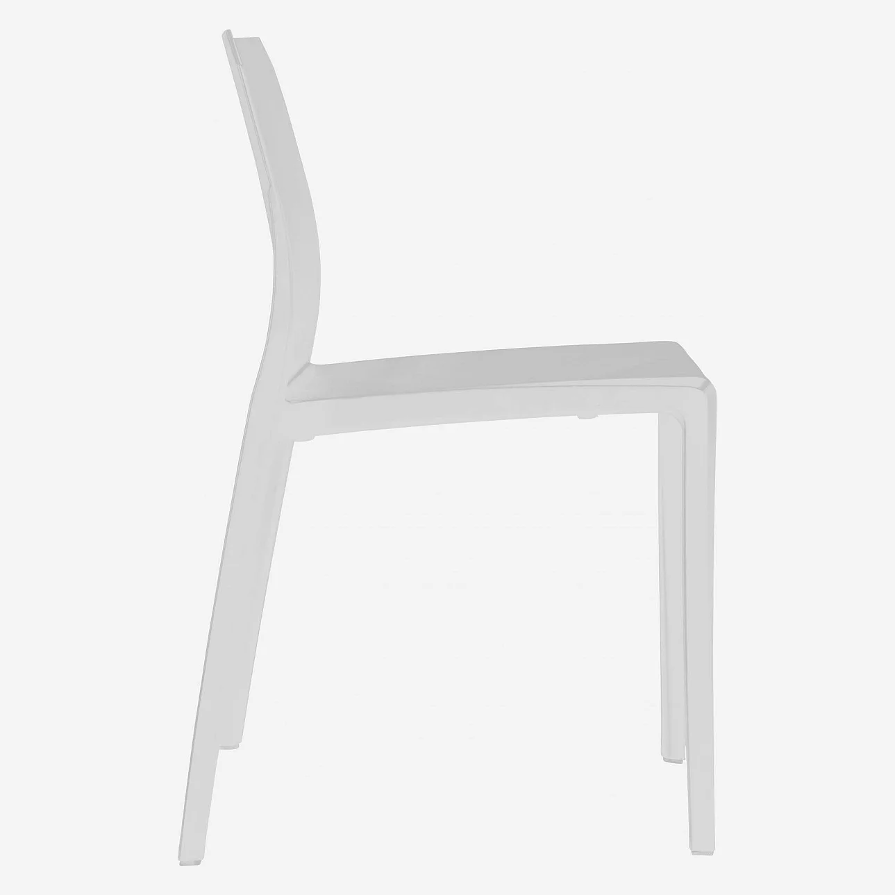 Chaise  en polypropylène et  fibre de verre - Blanc (Lot de 4) - 4