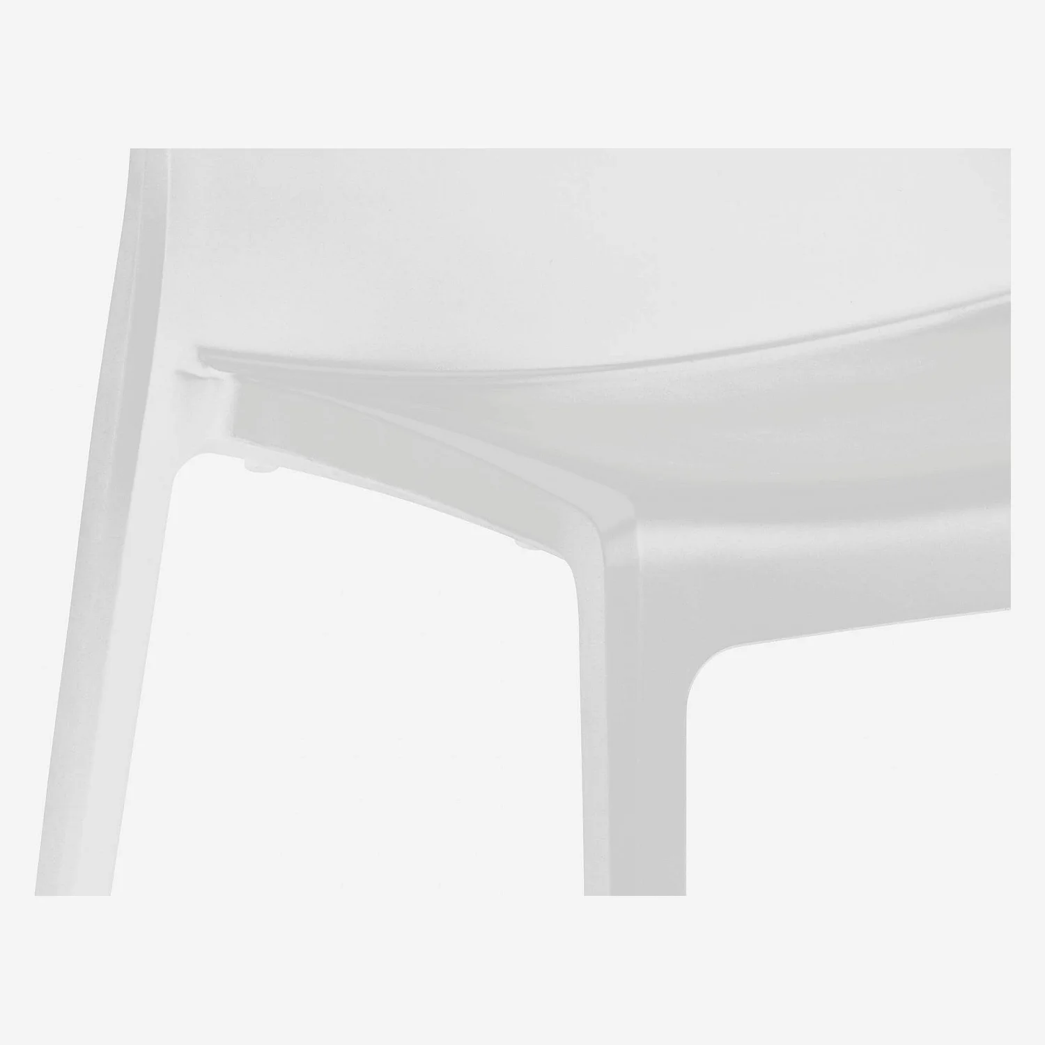 Chaise  en polypropylène et  fibre de verre - Blanc (Lot de 4) - 2