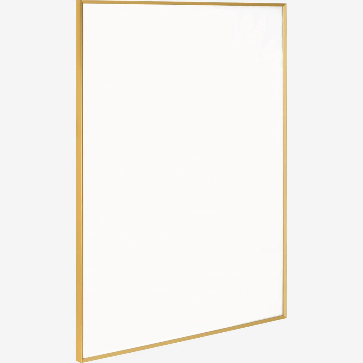 Cadre mural en aluminium - 60 x 80 cm - Or (Lot de 2) - 1
