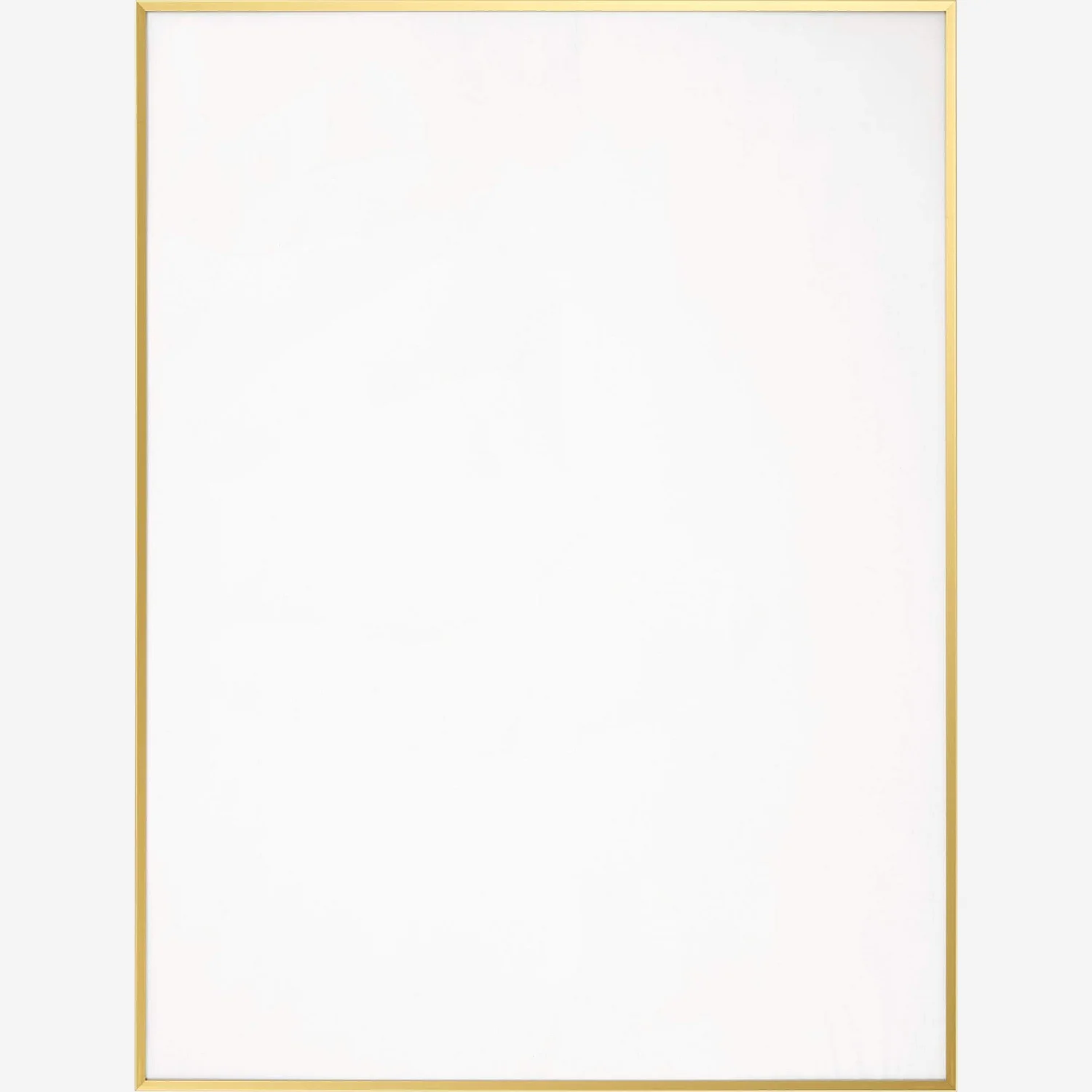 Cadre mural en aluminium - 60 x 80 cm - Or (Lot de 2) - 2