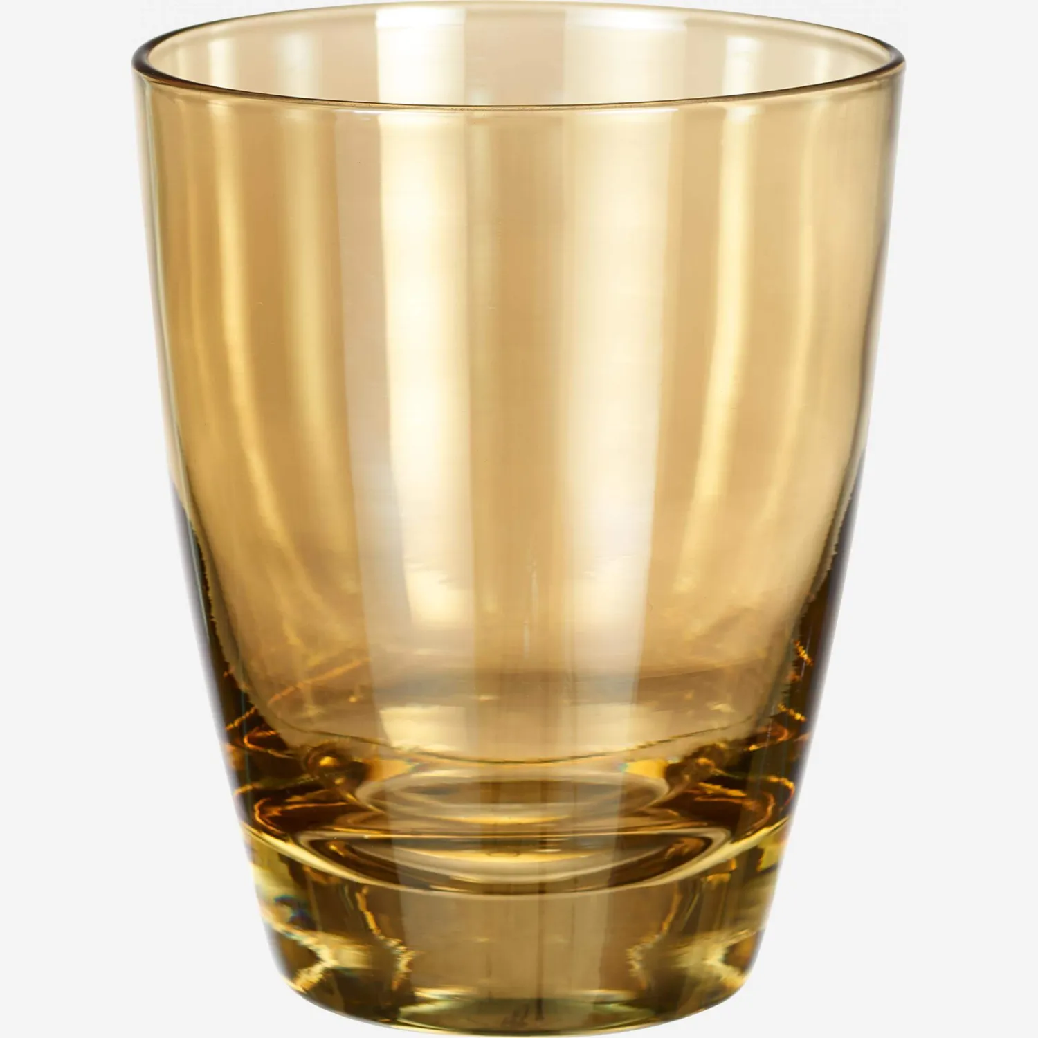 Vaso - Vidrio - Dorado (Lote de 6)