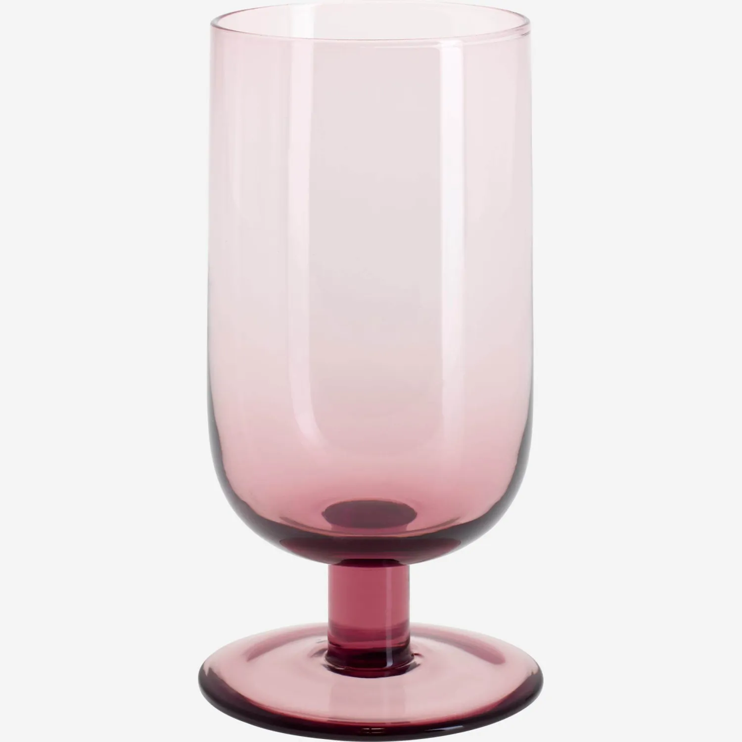 Verre à pied en verre - 15,5 cm - Violet (Lot de 6)