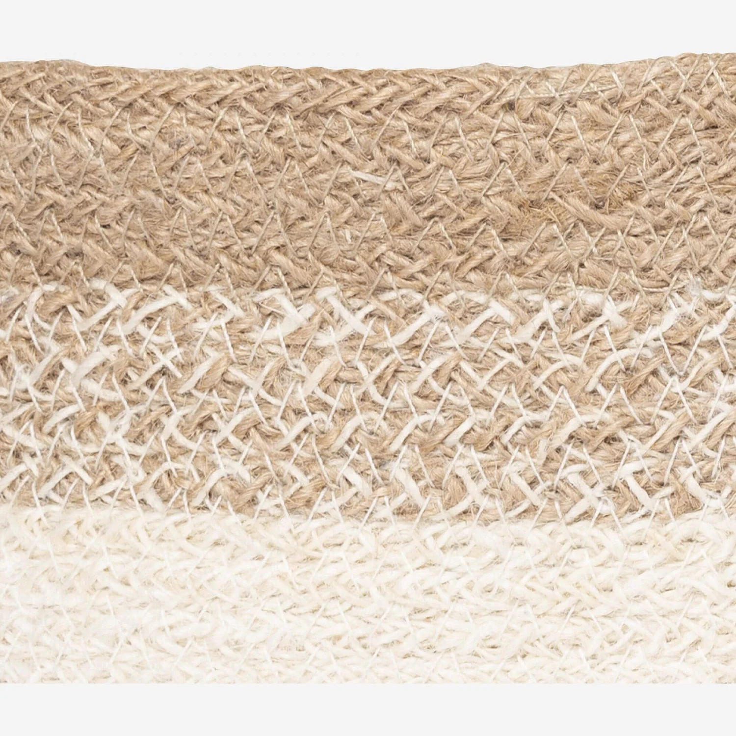 Corbeille à pain en jute tressé - 25 x 13 cm - Beige (Lot de 5) - 3