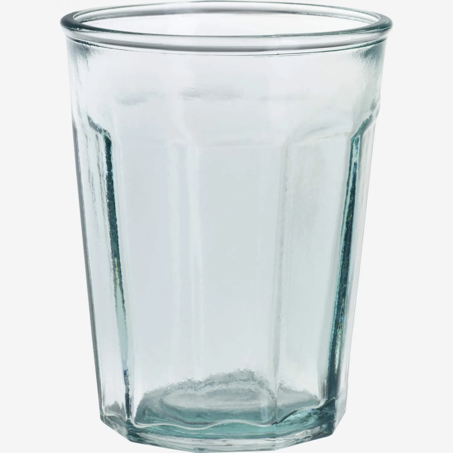 Gobelet en verre recyclé - Bleu clair - 400 ml (Lot de 6)