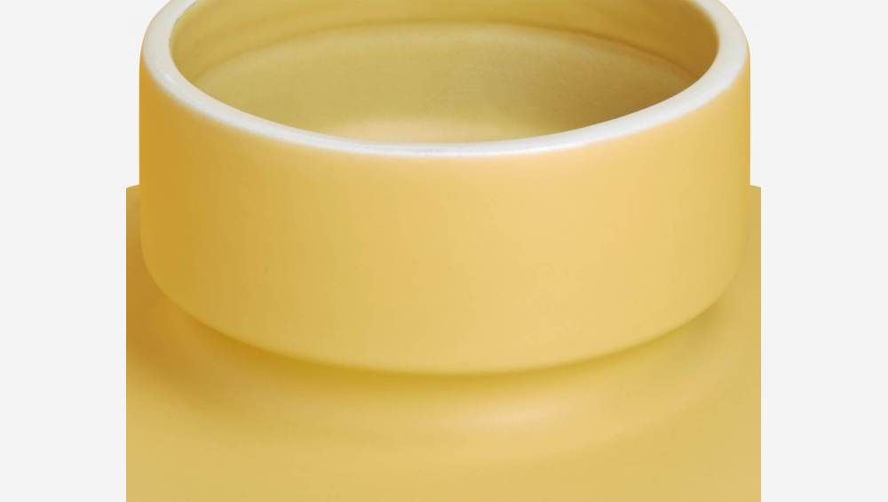 Ceramic vase jaune 14,5cm