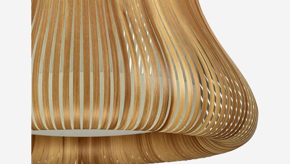 Pendant light 29cm wood-effect PVC