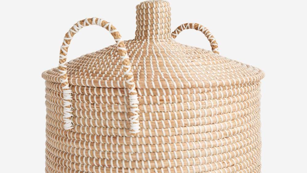 Basket 70cm with seagrass lid