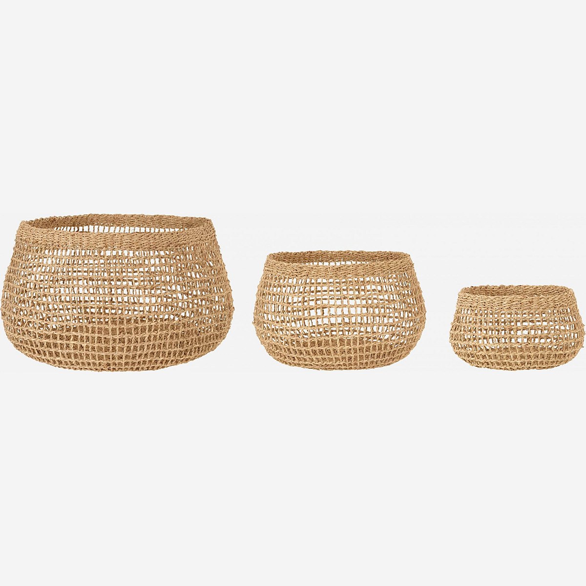 Nicci - Aufbewahrungskorb aus Seegras - Größe M - naturfarben - Habitat