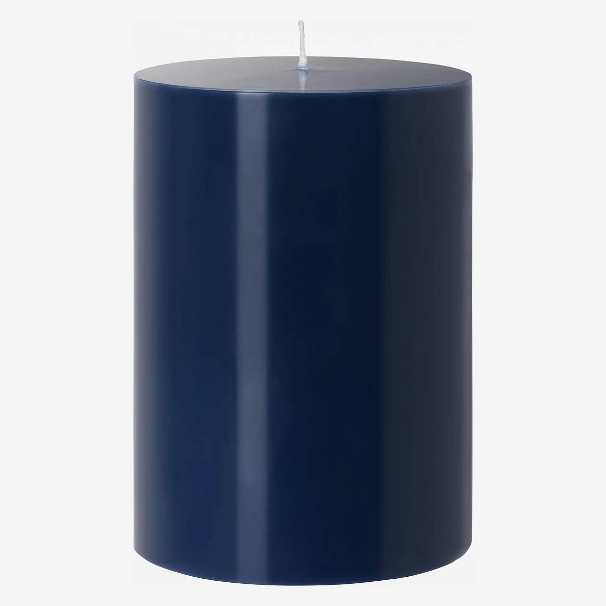 Stumpenkerze - 10,5 x 15 cm - Blau (6-er-Set) - 2