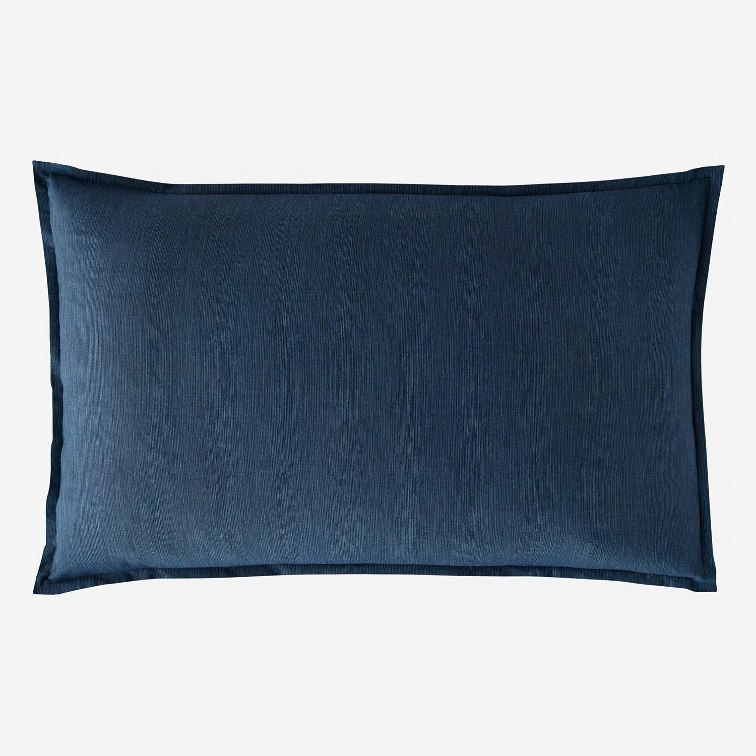 Taie d'oreiller en coton - 50 x 80 cm - Bleu nuit (Lot de 2) - 1
