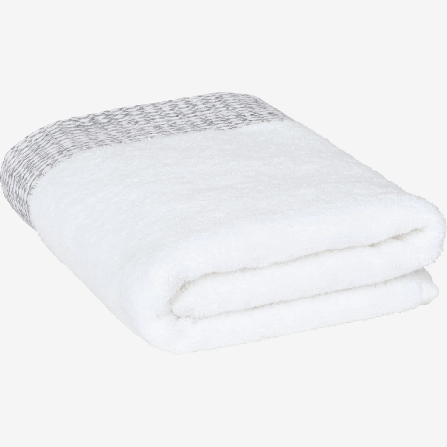 Serviette pour invité en coton - 30 x 50 cm - Blanc (Lot de 2)