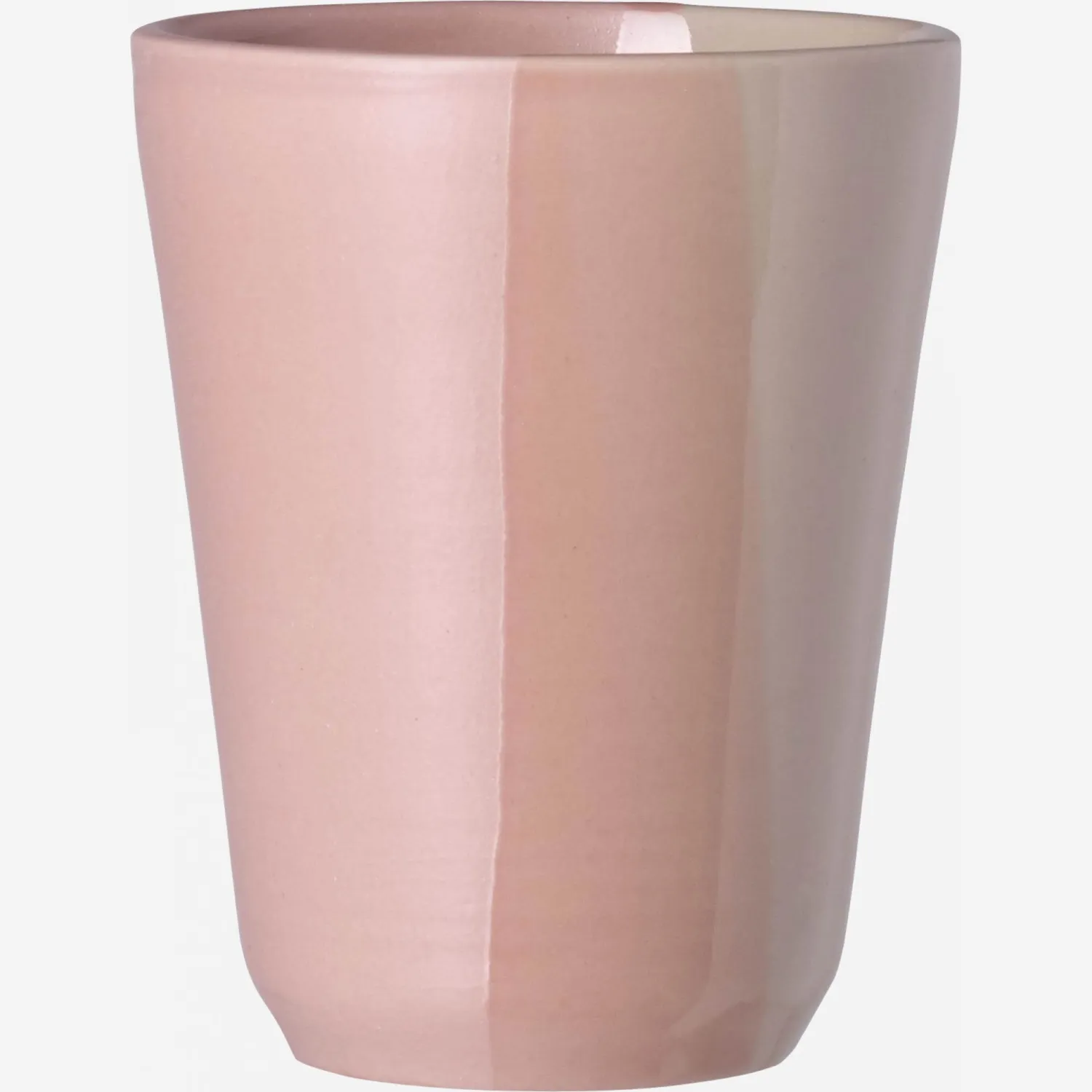 Gobelet en grès - 180 ml - Rose (Lot de 6)