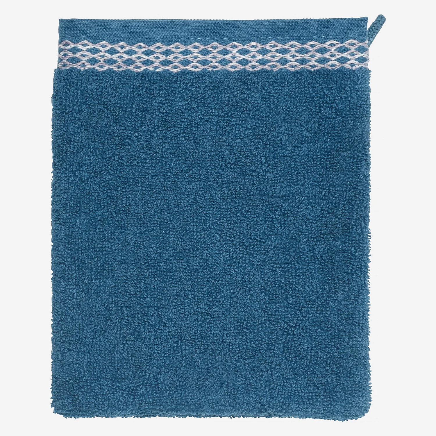Gant de toilette en coton - Bleu (Lot de 2) - 1