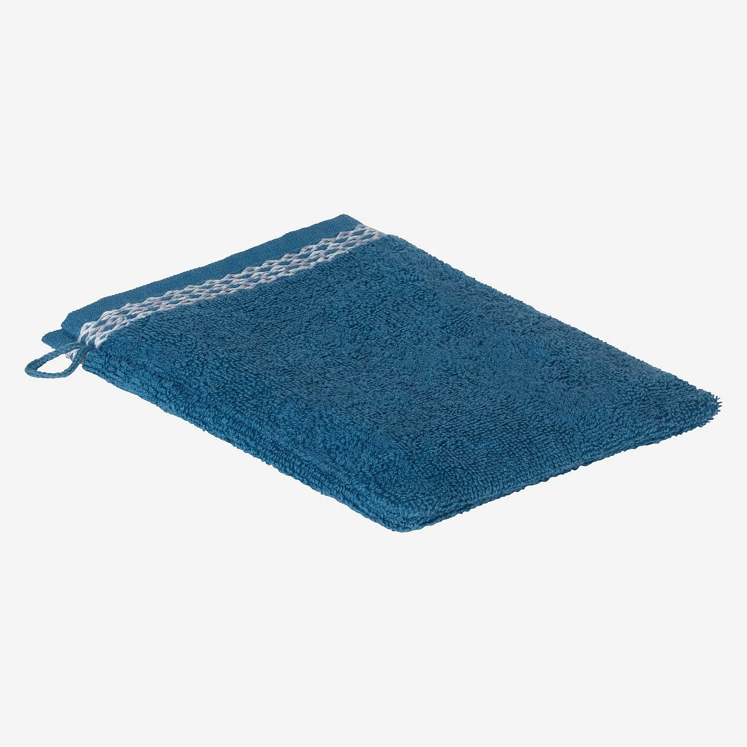 Gant de toilette en coton - Bleu (Lot de 2) - 2