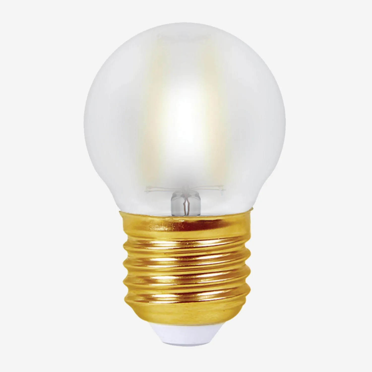Bombilla LED G45 E27 de vidrio esmerilado 4W (Lote de 10) - 1