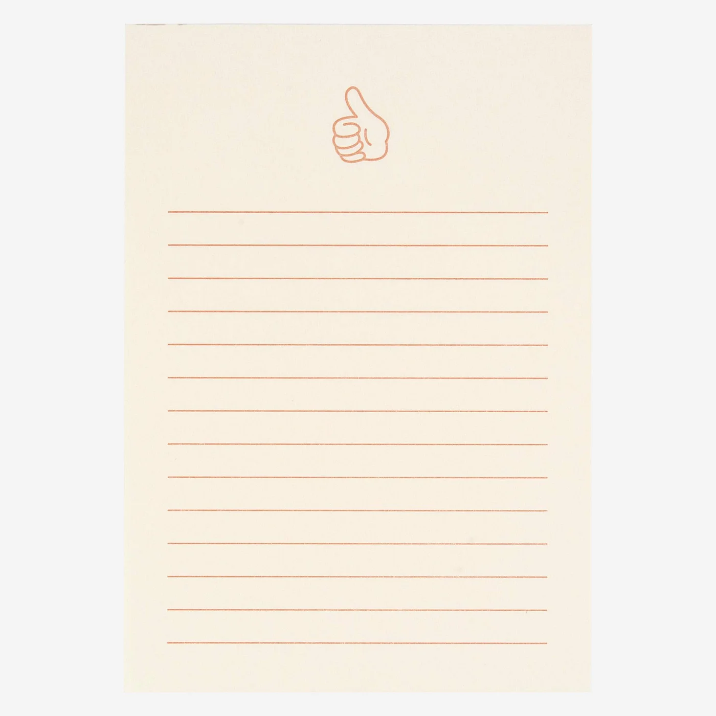 Bloc-notes A6 - 45 feuilles - Motif main - Design by Floriane Jacques (Lot de 6) - 3