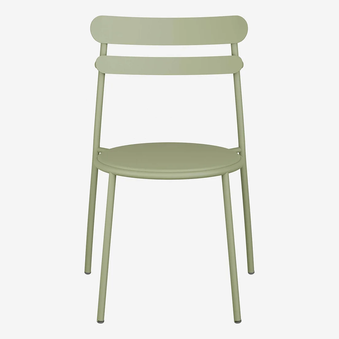 Silla de jardín de acero - Verde tilo - Design by Studio Brichet-Ziegler (Lote de 2) - 4