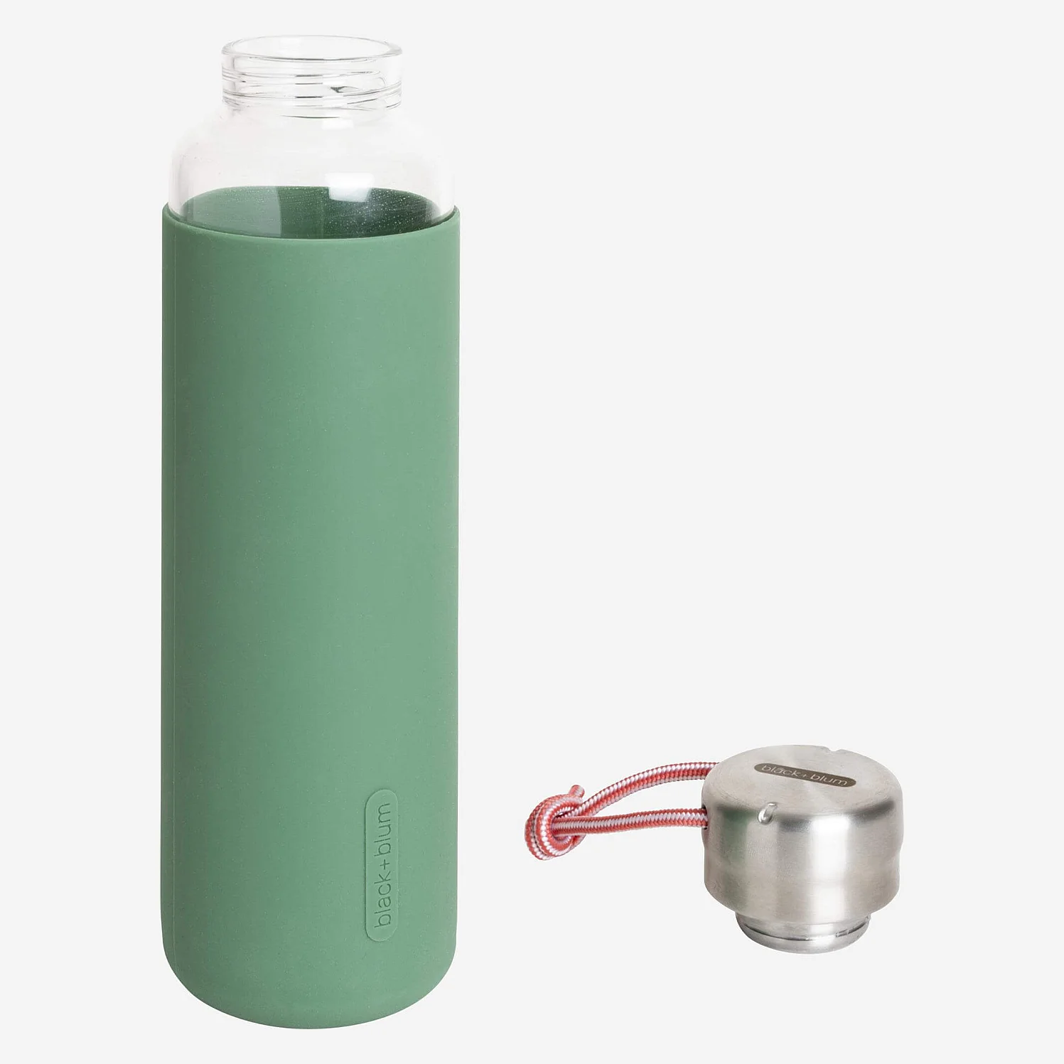 Botella de vidrio - 600 ml - Verde (Lote de 4) - 4