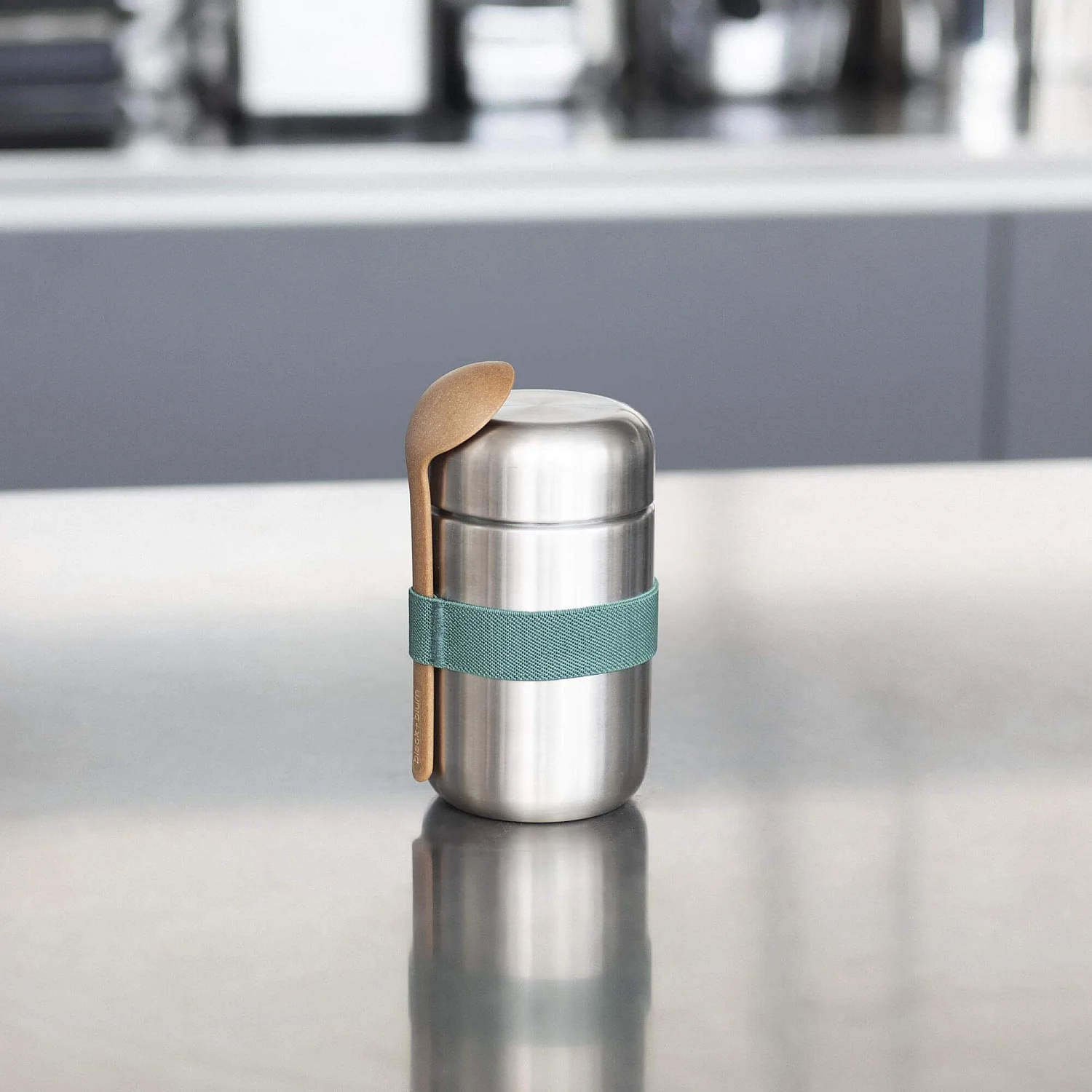 Récipient isotherme - 400 ml - Vert (Lot de 4) - 1