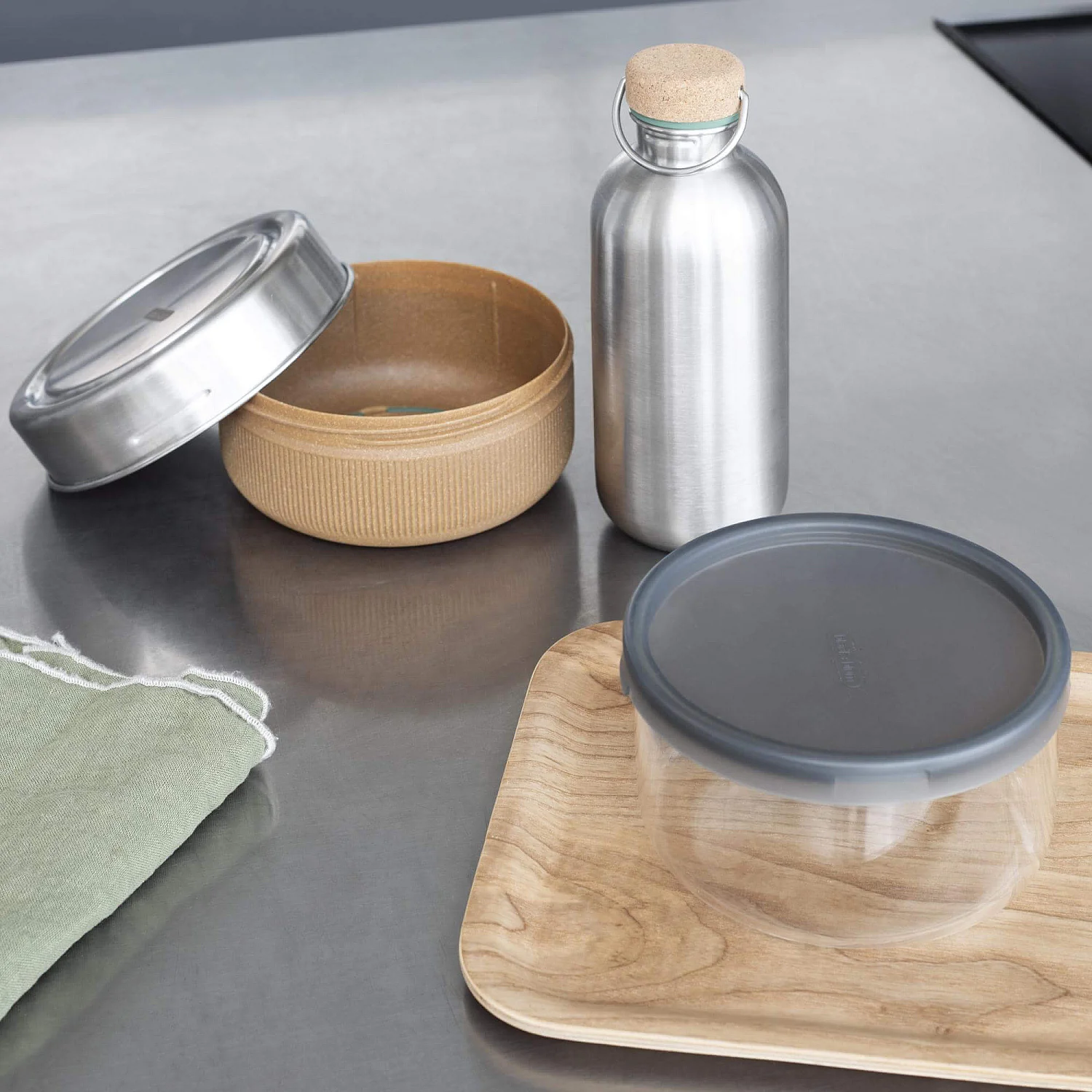 Boîte repas en verre - 750 ml (Lot de 4) - 1