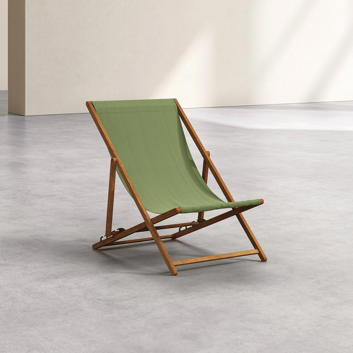 Toile en coton pour chilienne - Vert olive (structure vendue séparément) - 5