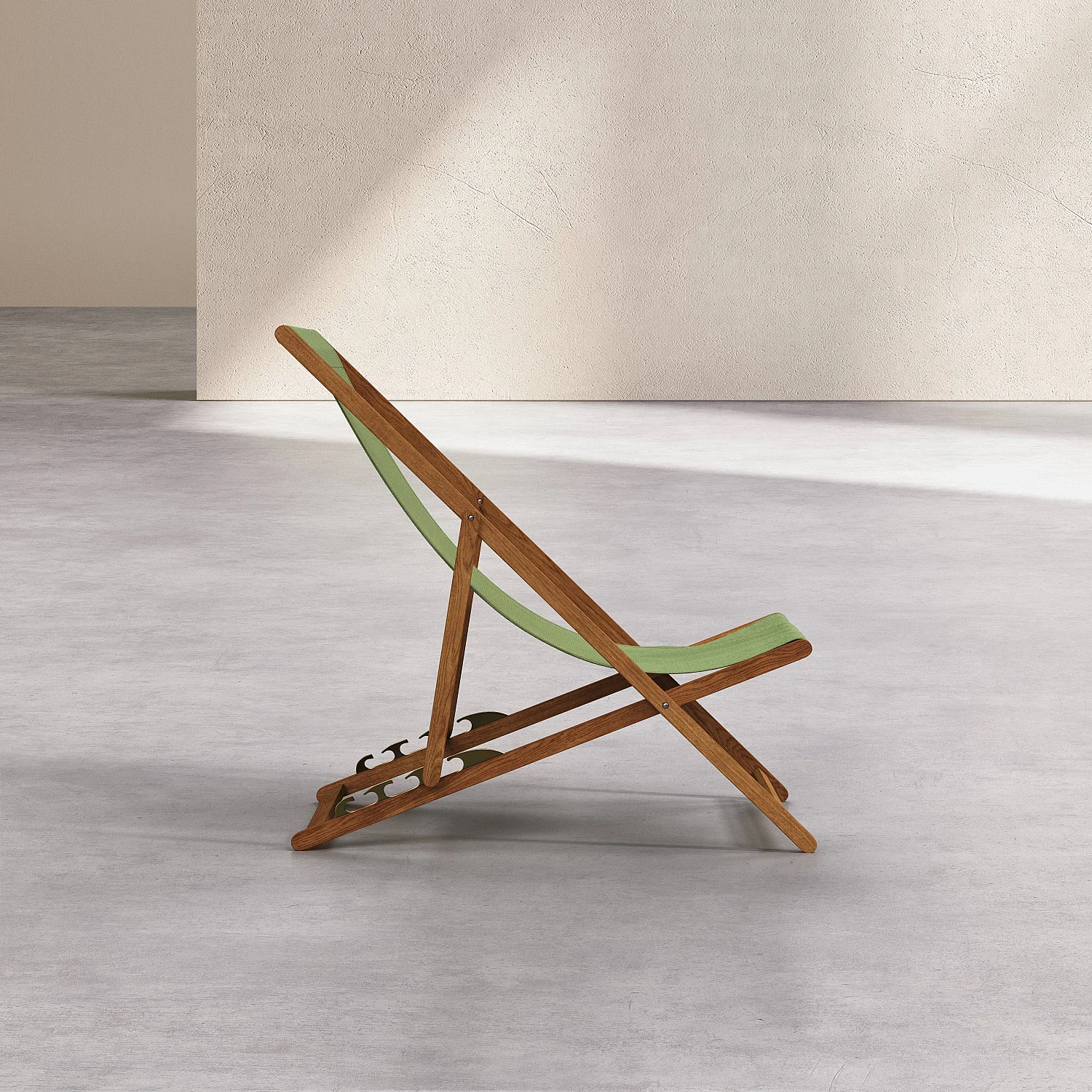 Toile en coton pour chilienne - Vert olive (structure vendue séparément) - 7