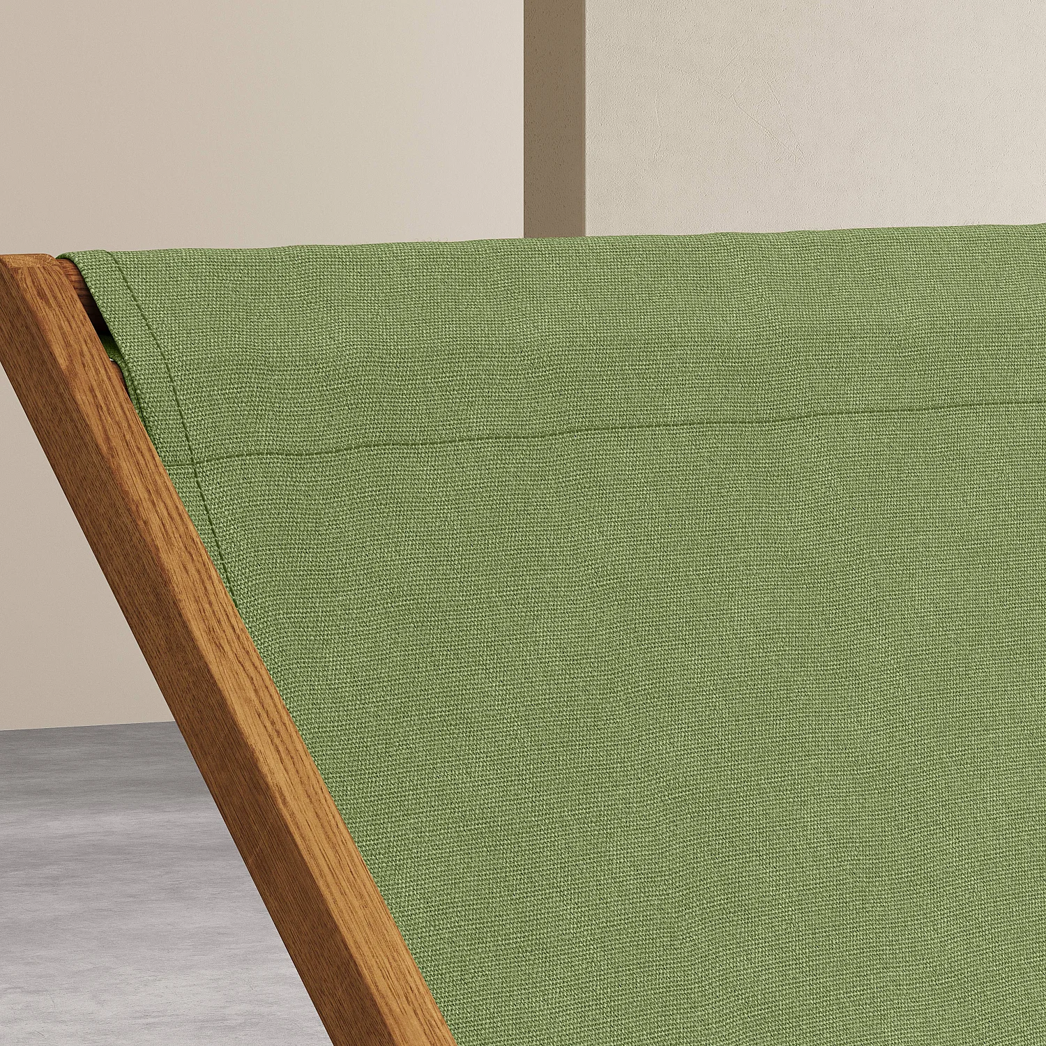 Toile en coton pour chilienne - Vert olive (structure vendue séparément) - 3