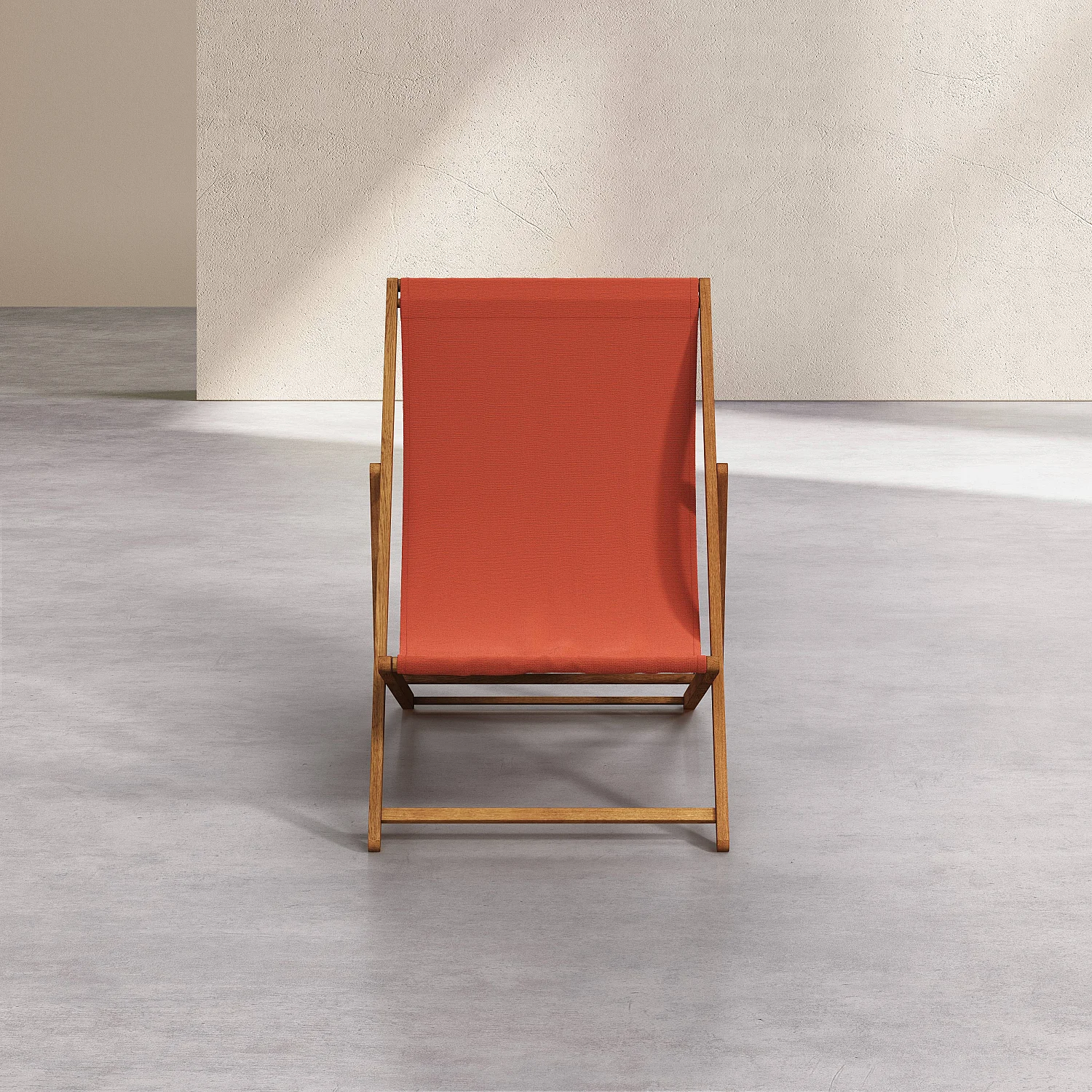 Toile en coton pour chilienne - Orange brique (structure vendue séparément) - 7