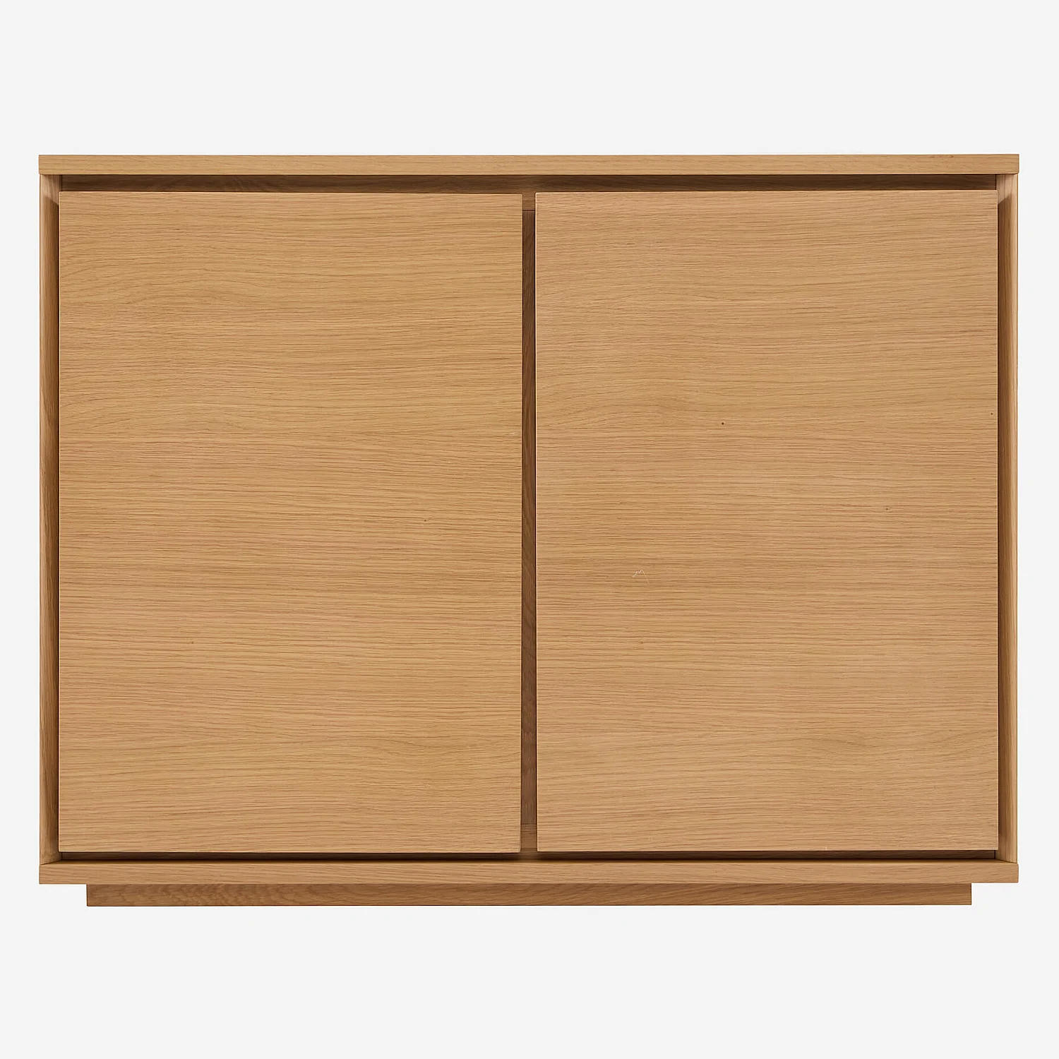 Buffet bas 2 portes en chêne - Naturel - 2