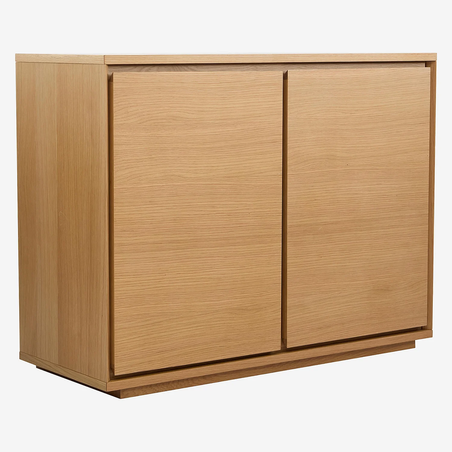Buffet bas 2 portes en chêne - Naturel - 5