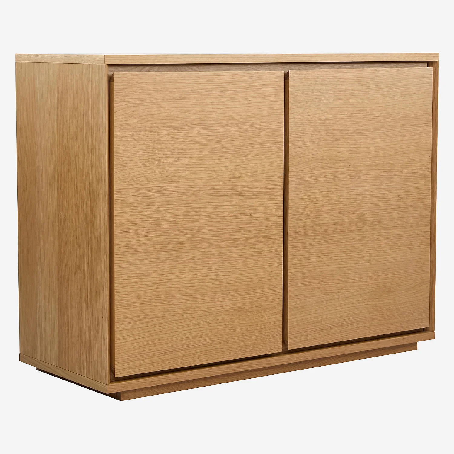 Lowboard - 2 Türen - aus Eiche - Holzfarben - 5