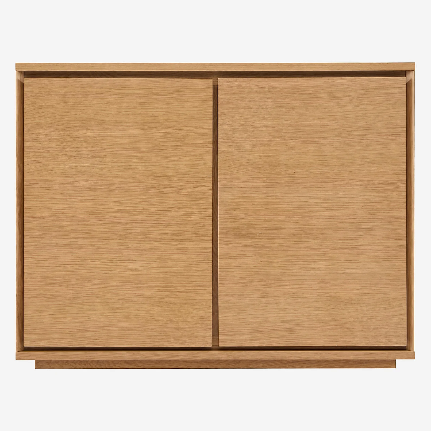 Lowboard - 2 Türen - aus Eiche - Holzfarben - 2