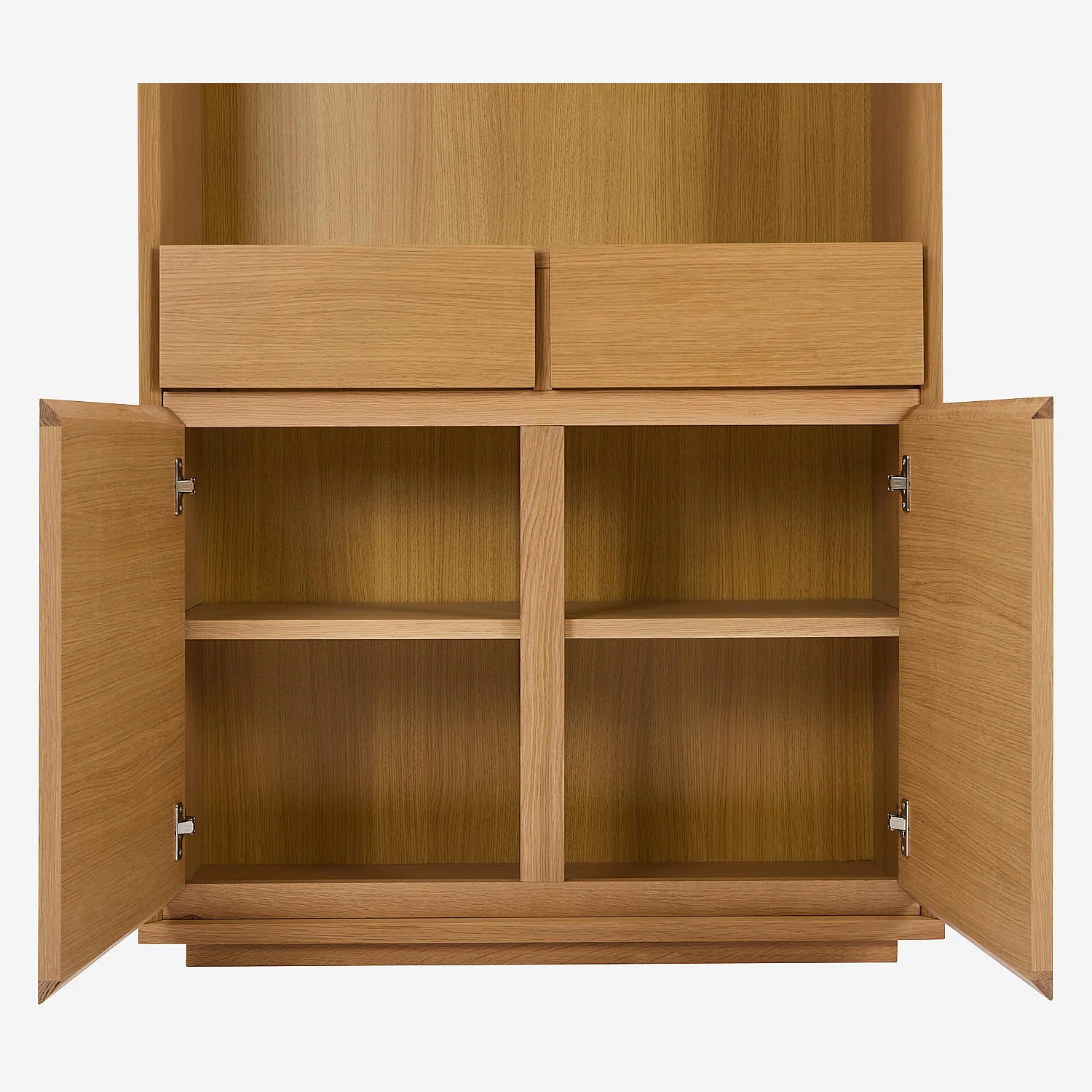 Bibliothèque en chêne - Naturel - 10