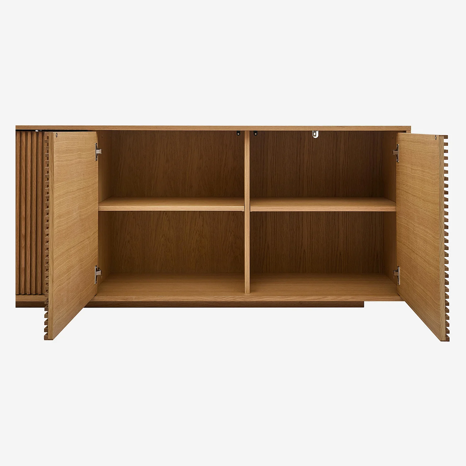 Buffet bas 3 portes en chêne - Naturel - 14