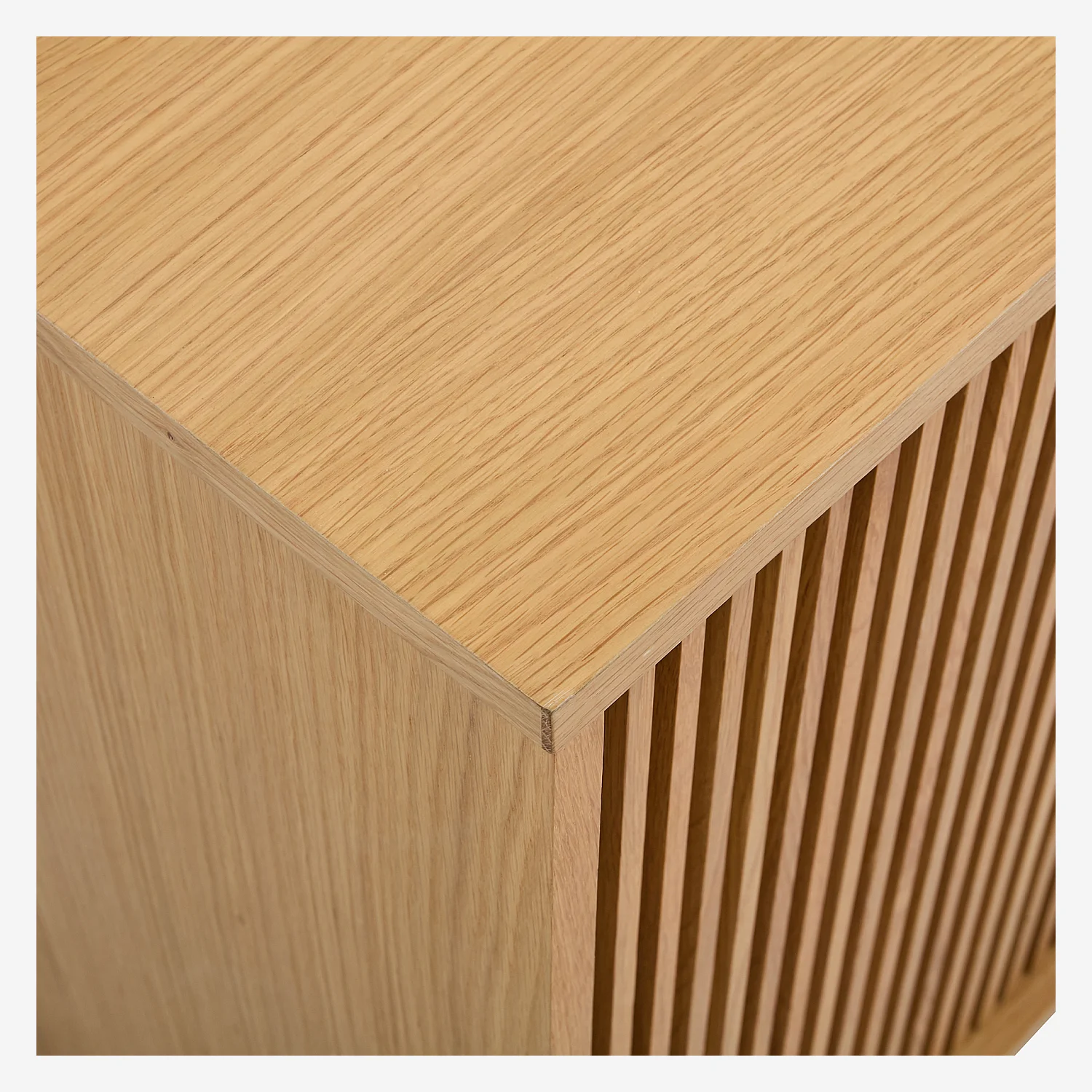 Buffet bas 3 portes en chêne - Naturel - 3