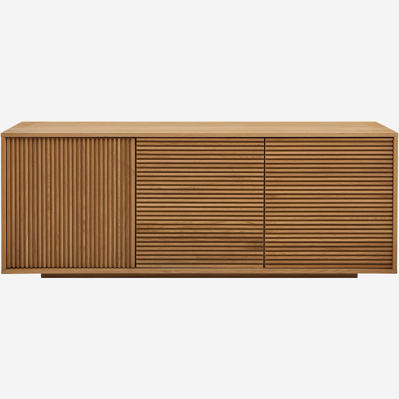 Max Buffet Bas 3 Portes 6 Cases En Ch ne Naturel