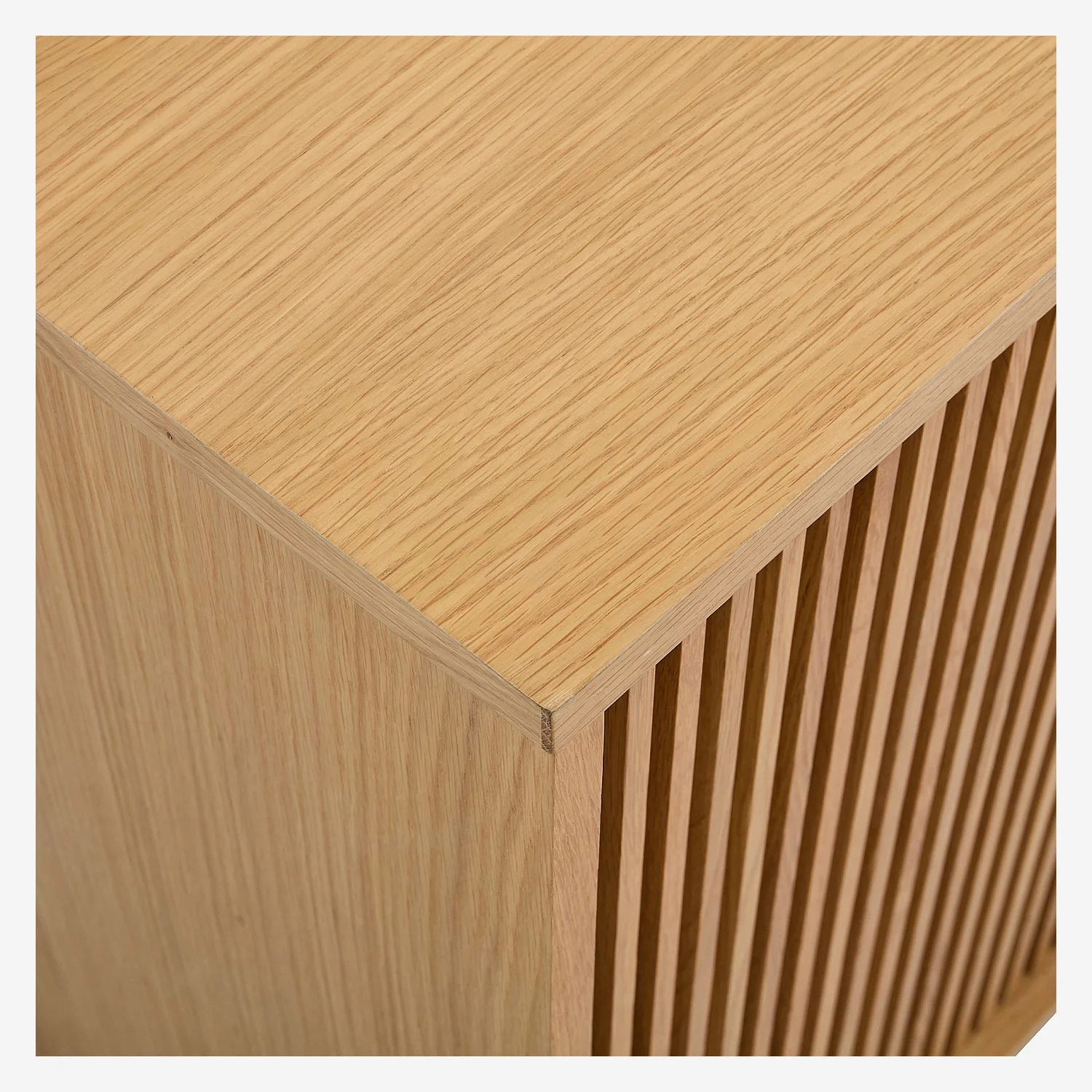 Buffet basso 3 ante in rovere - Naturale - 3