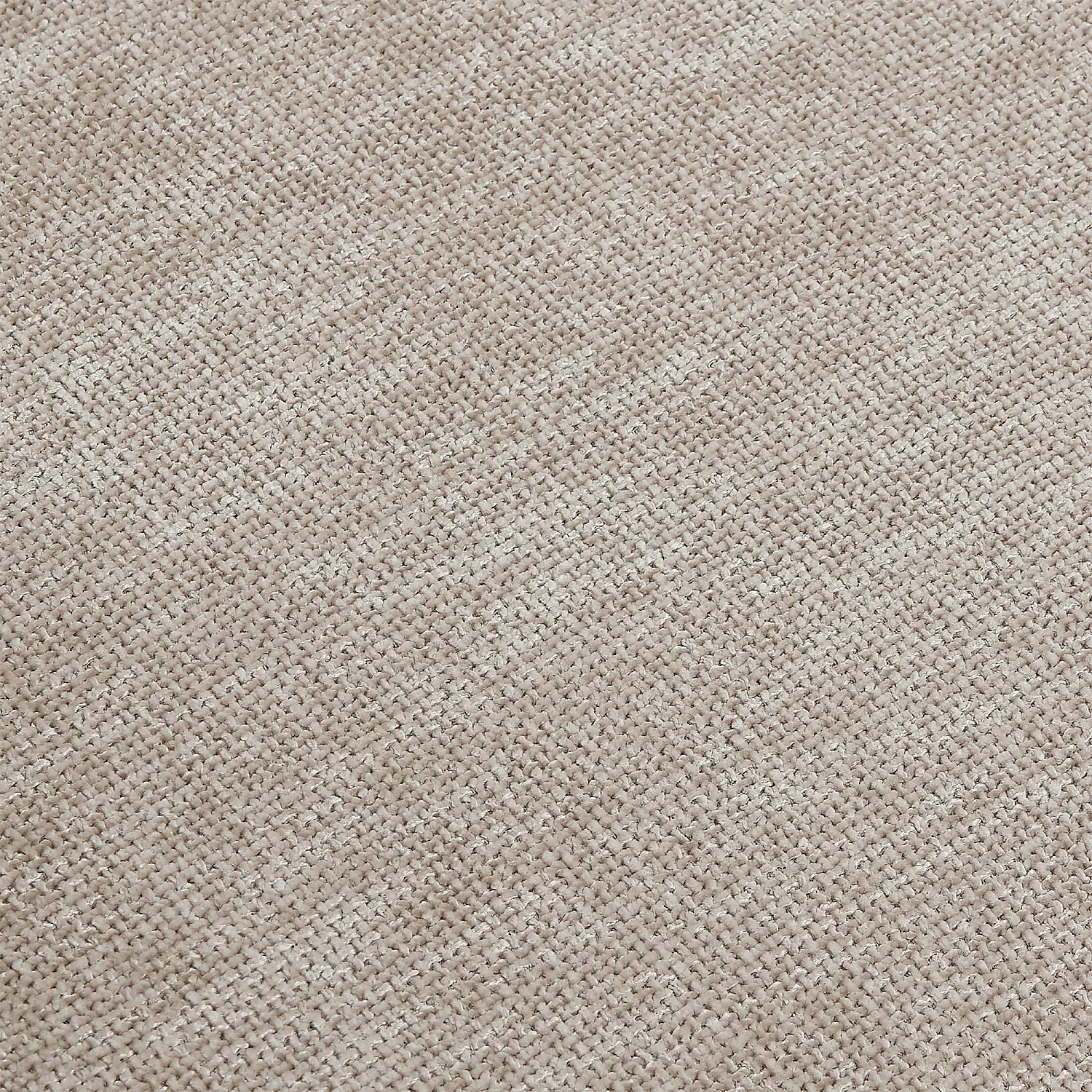 Lot de 2 chaises pivotantes en tissu chenille et métal noir avec accoudoirs - Beige sable - 5