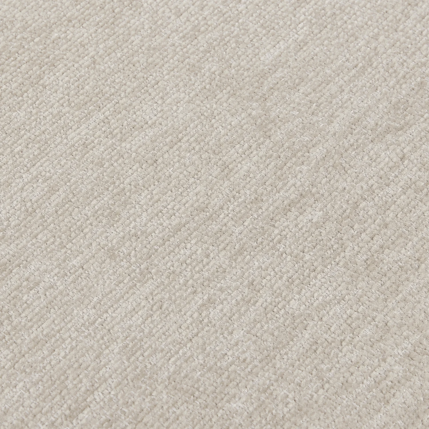 Lot de 2 chaises pivotantes en tissu chenille et métal noir - Beige mélangé - 3