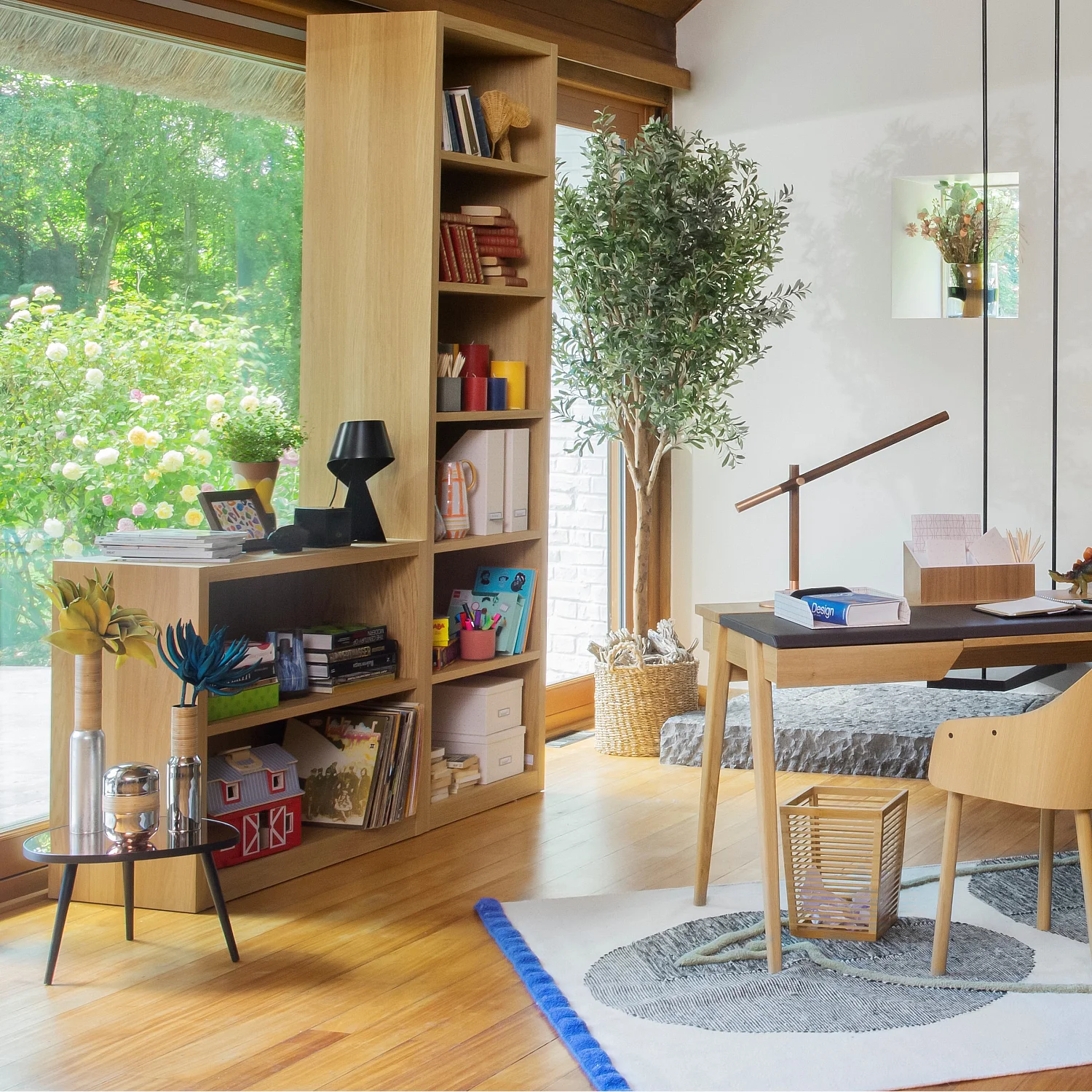 Petite bibliothèque en chêne - Naturel - Design by Hélèna Pille - 3