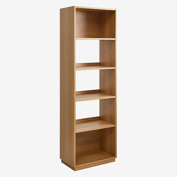 Libreria in rovere - 4 ripiani - Naturale - 4