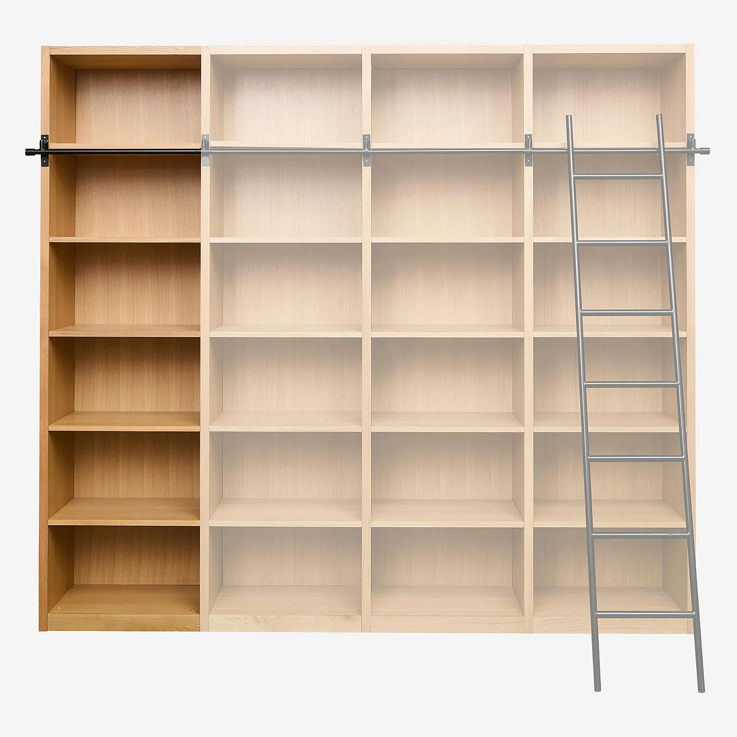 Extension de bibliothèque en chêne - Naturel - Design by Hélèna Pille - 2