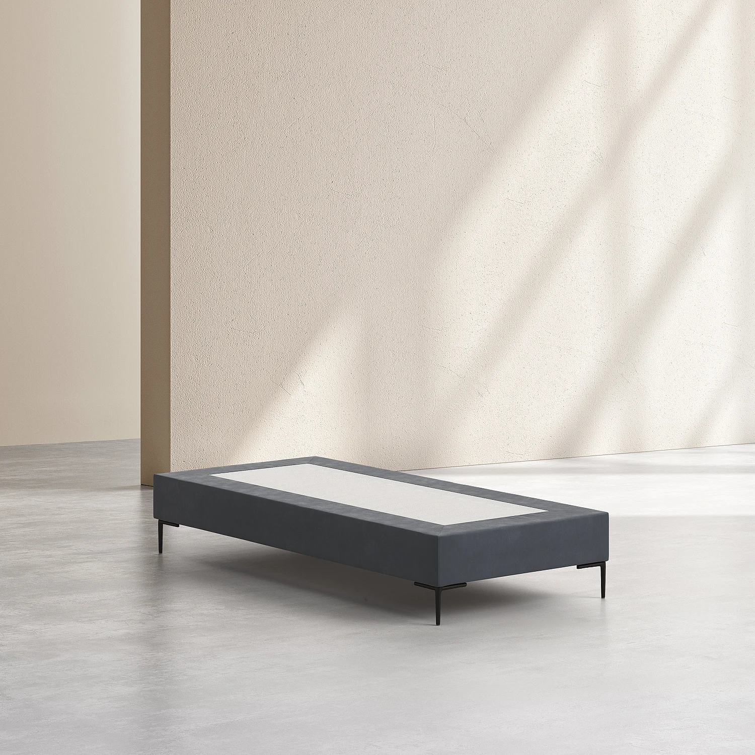 Notte - Lattenrost aus Stoff - 90 x 200 cm - Grau - 7