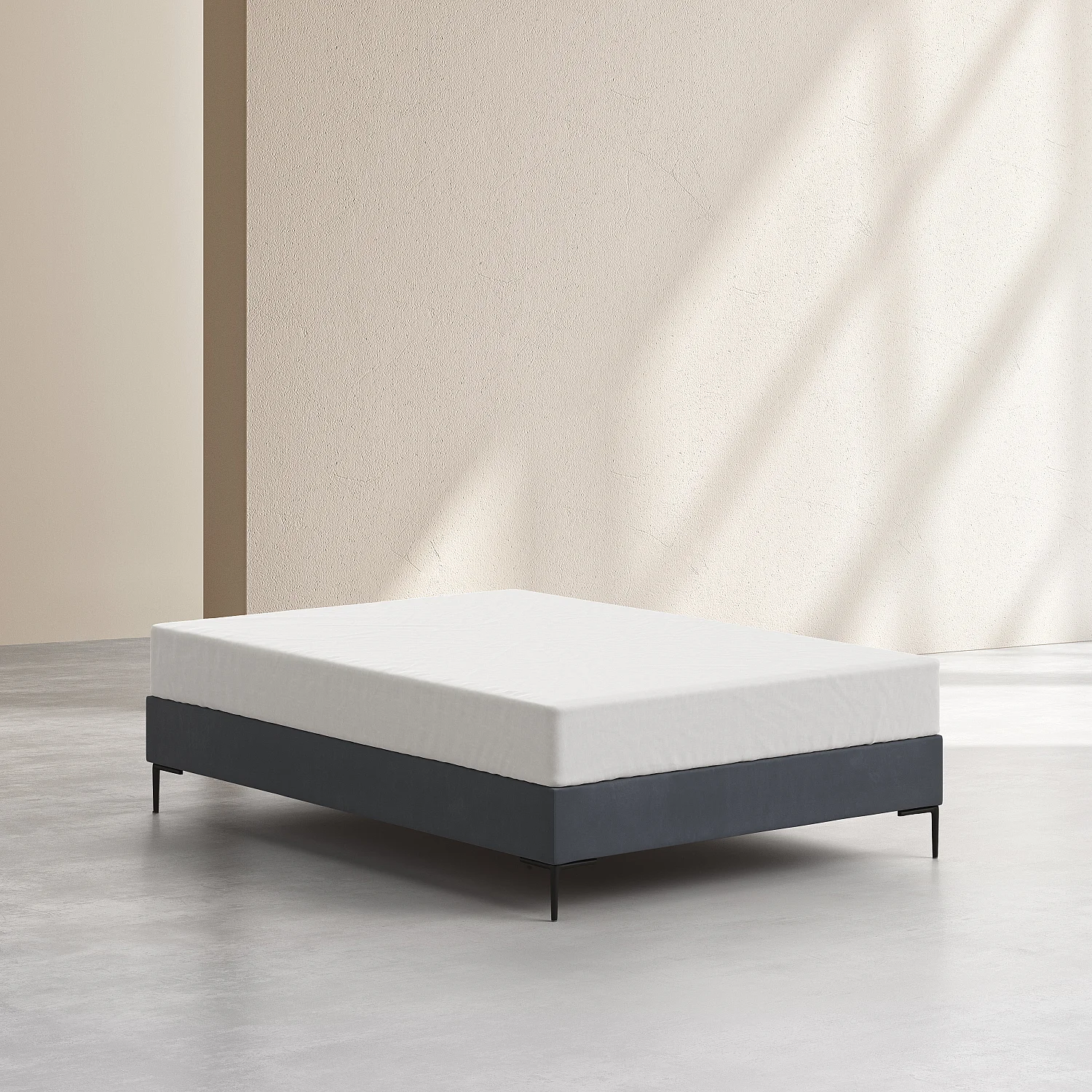 Notte - Lattenrost aus Stoff - 140 x 200 cm - Grau - 2