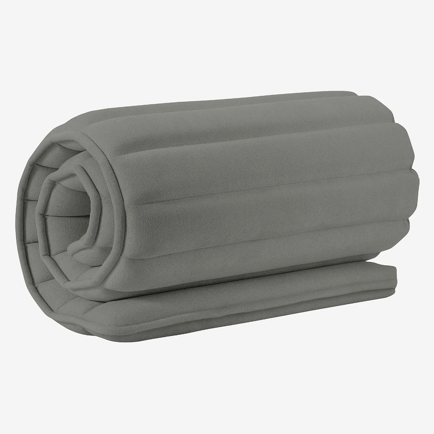 Tête de lit en tissu 244 x 120 cm - Gris galet - 10