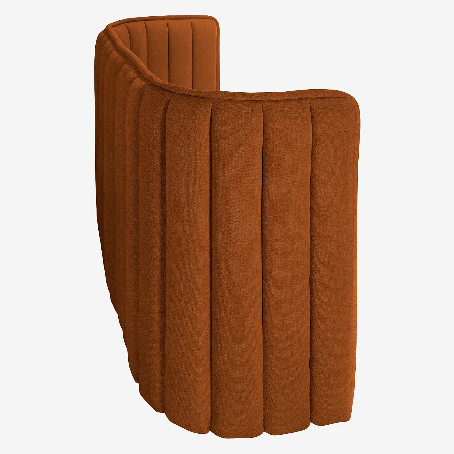 Tête de lit en tissu 244 x 120 cm - Terracotta - 7