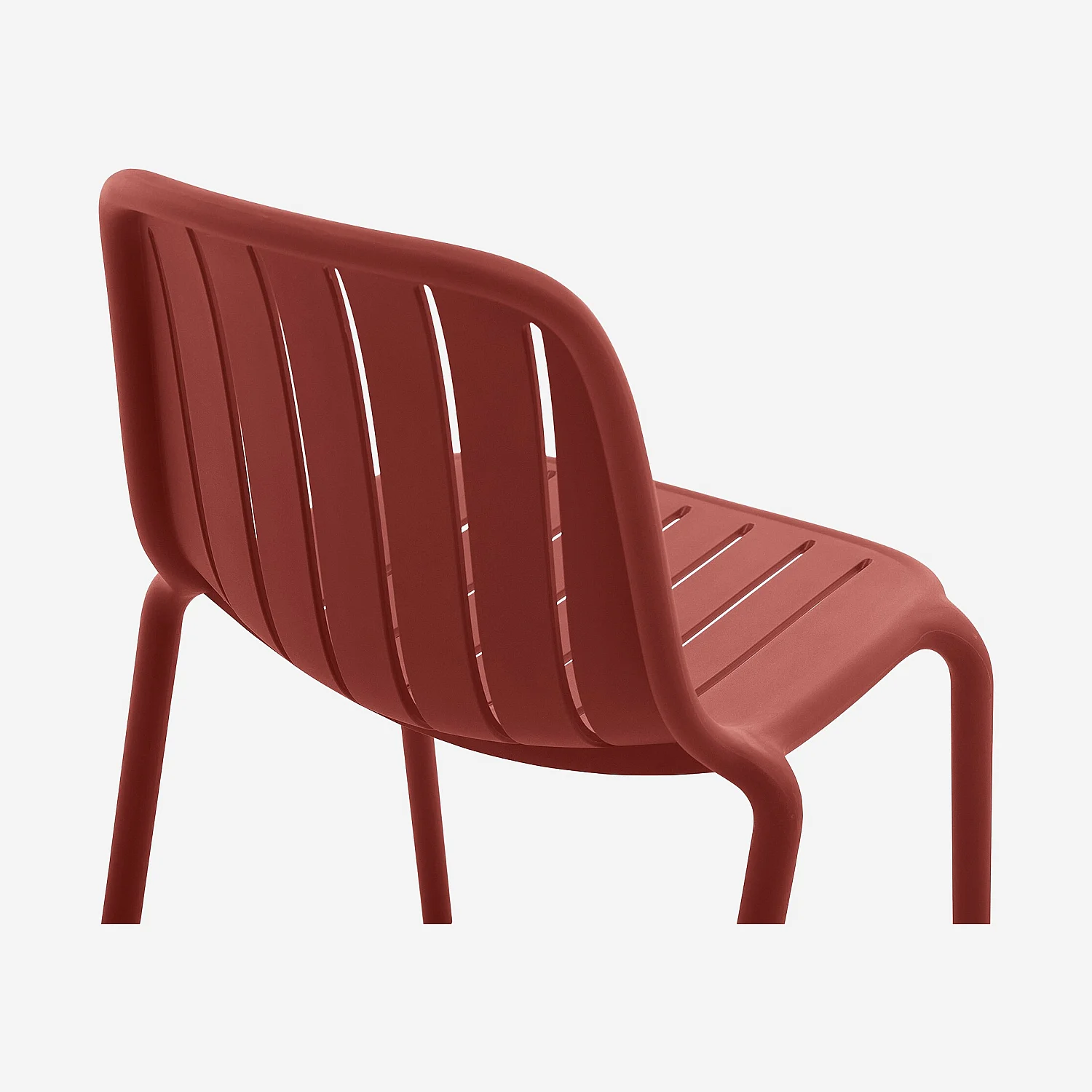 Set di 2 sedie da giardino in polipropilene - Rosso violaceo - 6