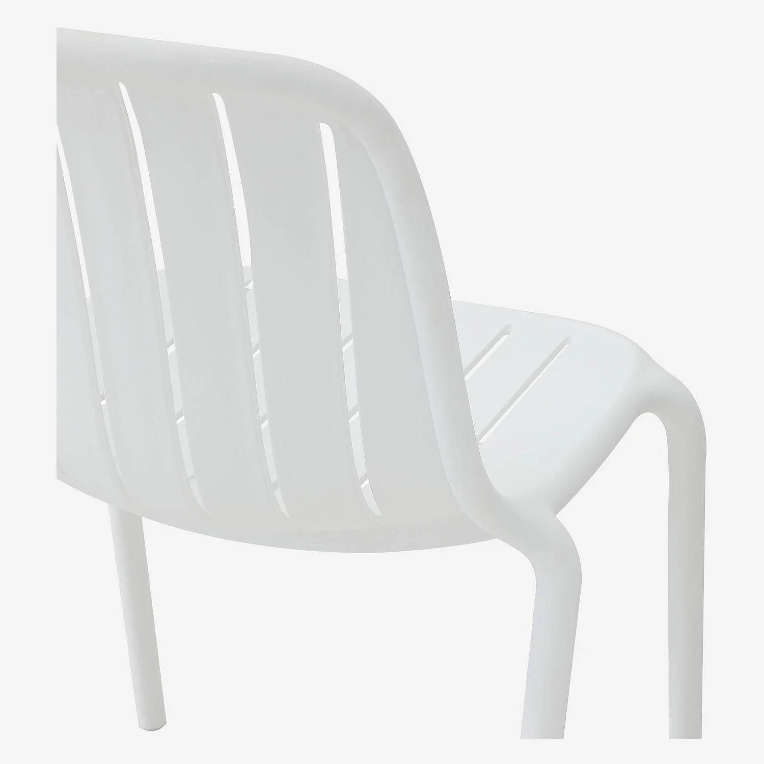 Set di 2 sedie da giardino in polipropilene - Bianco opalino - 6