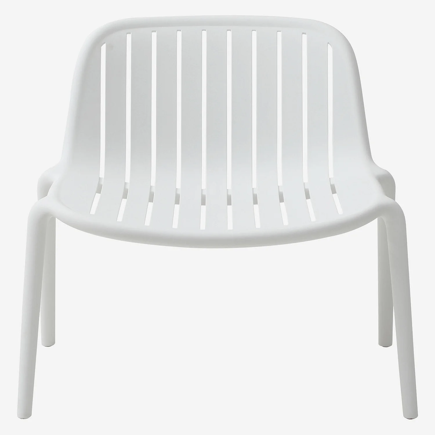 Fauteuil de jardin en polypropylène - Blanc opalin - 2