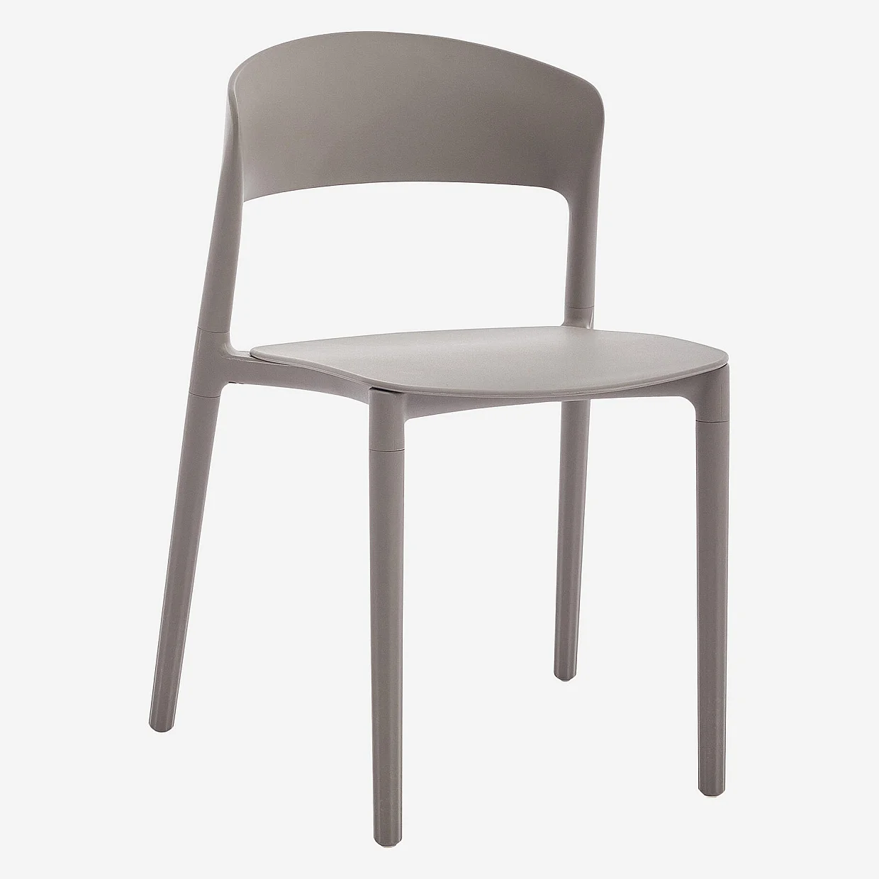 Lot de 2 chaises de jardin en polypropylène - Taupe - Design by Favaretto & Partners - 2